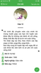 dạy kèm yoga