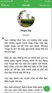 dạy kèm yoga