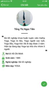 dạy kèm yoga