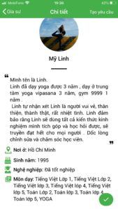 học kèm yoga