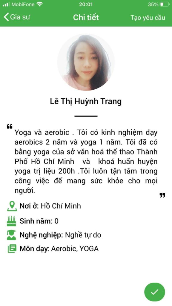 dạy kèm yoga