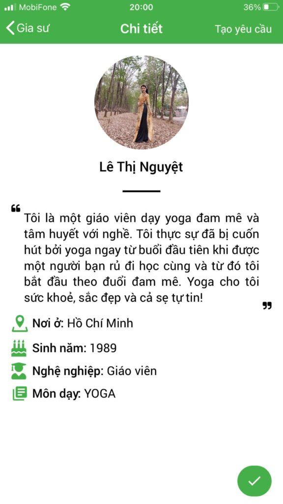 dạy kèm yoga