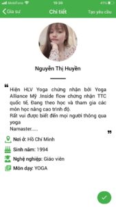 dạy kèm yoga