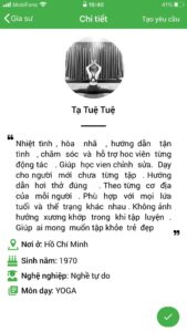dạy kèm yoga