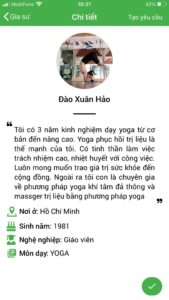dạy kèm yoga